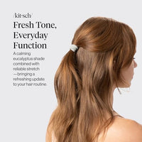 Thumbnail for Image 2 of Kitsch Elastic Hair Ties No Damage | Stretchy Hair Bands, 20pcs