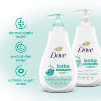 Thumbnail for Image 6 of Baby Dove Sensitive Skin Care Baby Wash For Baby Bath Time Fragrance Free Moisture Hypoallergenic 20 oz