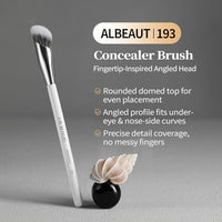 Thumbnail for Image 2 of ALBEAUT Concealer Brush, Angled Under Eye Makeup Small Foundation Precision Face Blending Brush (193 concealer brush), 1pc