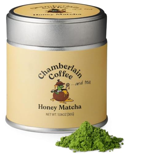 Image 1 of Default Title for the product Chamberlain Coffee Honey Ceremonial Grade Matcha Tin, 30 Servings