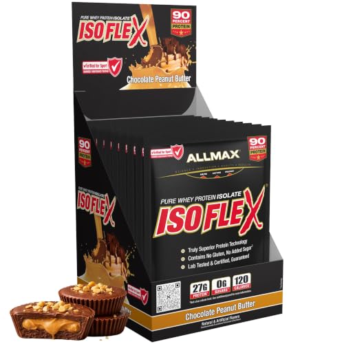 Image 1 of Default Title for the product ALLMAX ISOFLEX Whey Protein Isolate, Chocolate Peanut Butter, 10 Packets