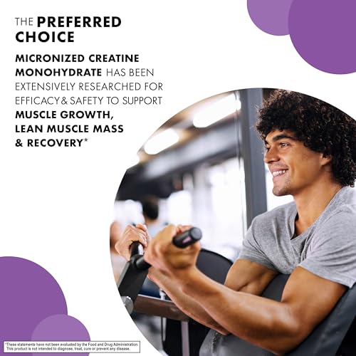 Image 3 of BlueBonnet Nutrition Micronized Creatine Monohydrate 5 g, 10.58 oz