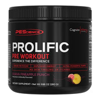 Thumbnail for Image 1 of Default Title for the product PEScience Prolific Pre-Workout Powder, Guava Pineapple Punch, 40 Scoops