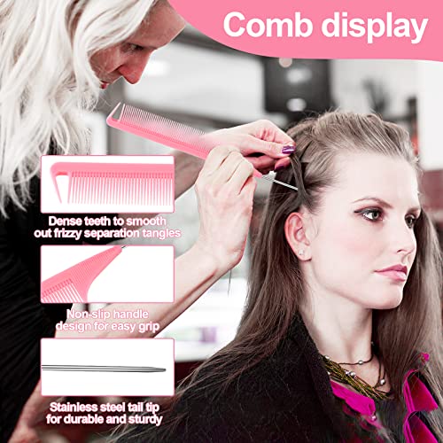 Image 5 of SWEET VIEW 3Pcs Slick Back Hair Brush