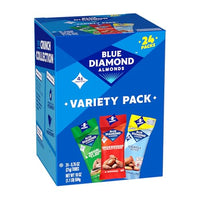 Thumbnail for Image 3 of Blue Diamond Almonds Snack Nut Variety Pack 0.75 oz Gluten Free Individual Packs Pack of 6,144 Count Total
