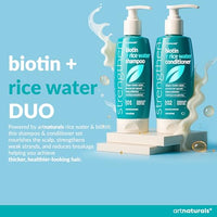 Thumbnail for Image 2 of Artnaturals Biotin Rice Water Shampoo & Conditioner Set, 16 fl oz Each