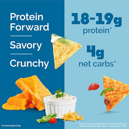 Image 4 of Quest Nutrition Tortilla Style Protein Chips, Salty Snack Variety Pack, 1.1 oz (Pack of 8)