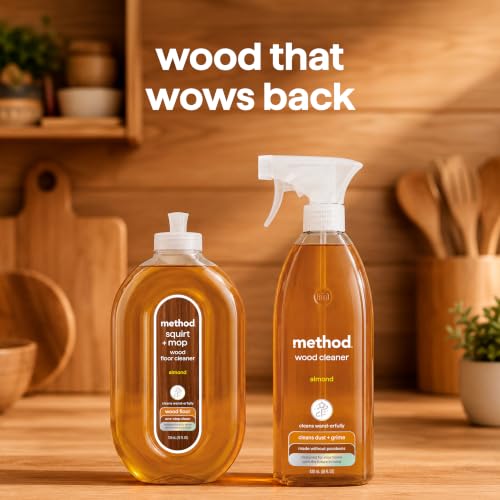 Image 7 of Method Daily Hardwood Cleaner, Almond, 28 fl oz, 4 Pack