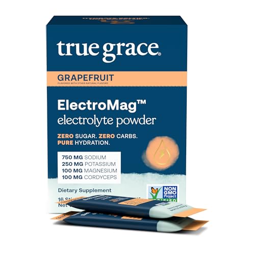 Image 5 of Grapefruit / 16 Stick Packs for the product True Grace ElectroMag Electrolyte Powder