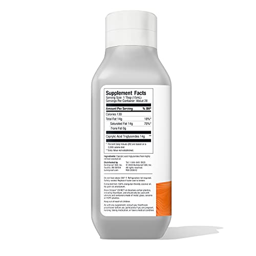 Image 2 of Bulletproof Brain Octane Premium C8 MCT Oil, 14 Fl Oz