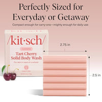 Thumbnail for Image 4 of Kitsch Cleansing Tart Cherry Body Wash Bar Soap - 4oz