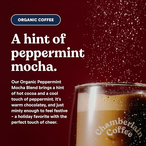 Image 3 of Chamberlain Coffee Ground Coffee - Peppermint Mocha Medium Roast, 10 Ounces