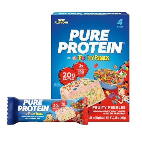 Image 1 of Default Title for the product Pure Protein Fruity PEBBLESTM Protein Bars, 20g Protein, Gluten Free, 4 Ct