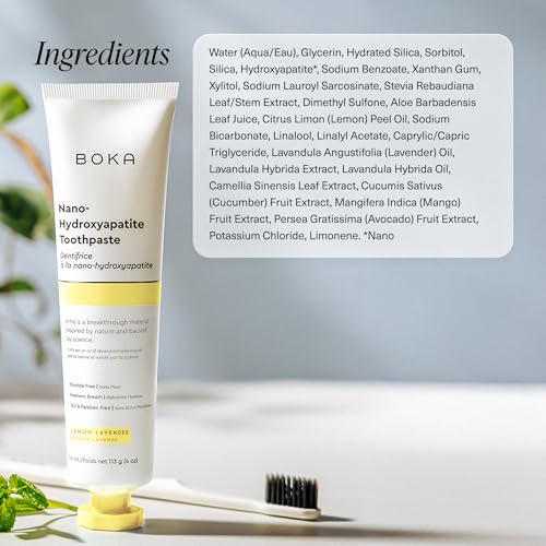 Image 6 of Boka Toothpaste - Nano Hydroxyapatite Toothpaste, Fluoride Free Toothpaste