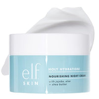 Thumbnail for Image 1 of 1.76 Ounce (Pack of 1) for the product e.l.f. SKIN Holy Hydration! Nourishing Night Cream, Ultra-Hydrating Moisturizer, Infused with Shea Butter, Soothes Skin, 1.76 Oz