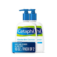 Thumbnail for Image 1 of Default Title for the product Cetaphil Gentle Cleanser, 16 Fl Oz (Pack of 2)