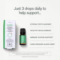 Thumbnail for Image 6 of Bobbie Organic Baby Vitamin D Drops, Immune Health, 400 IU, 0.3 fl oz