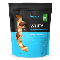 Thumbnail for Image 10 of Mocha Cappuccino / 30 Servings (Pack of 1) for the product Legion Whey+ Protein Isolate Grass Fed