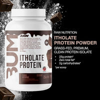 Thumbnail for Image 2 of RAW Whey Isolate Protein Powder, Fudge Brownie - 25 Servings