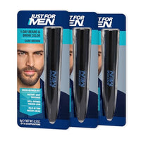 Thumbnail for Image 11 of Dark Brown / 1 Count (Pack of 3) for the product Just for Men 1-Day Beard & Brow Color