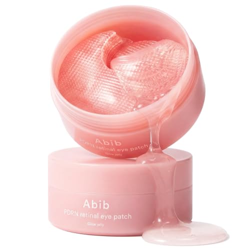 Image 1 of Default Title for the product Abib PDRN Retinal Eye Patches for Rejuvenating & Puffy Eyes with Glow Jelly, Niacinamide, 60 Count