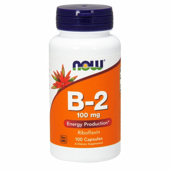 Now Foods Vitamin B-2 Riboflavin 100mg 100 Caps
