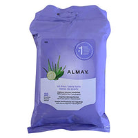 Thumbnail for Image 1 of Fragrance Free / 25 Count (Pack of 1) for the product Almay Makeup Remover Cleansing Towelettes, Oil-Free 25 ea