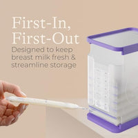 Thumbnail for Image 2 of Lansinoh Breastmilk Storage Container with Quick-Freeze Tray