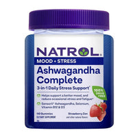 Thumbnail for Natrol Ashwagandha Complete Gummies Strawberry Zen 30 Count