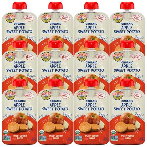 Image 1 of Default Title for the product Earth's Best Organic Baby Food Pouches 3.5 Ounce Resealable Pouch