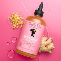 Thumbnail for Image 3 of Camille Rose Shampoo and Conditioner Set – Sweet Ginger Cleansing Rinse + Moroccan Pear Conditioning Custard for Dry, Damaged Hair Repair, Frizz Control, Scalp Care, 12 Oz Ea