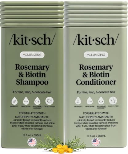 Image 1 of Default Title for the product Kitsch Rosemary & Biotin Shampoo and Conditioner Set – Made in USA