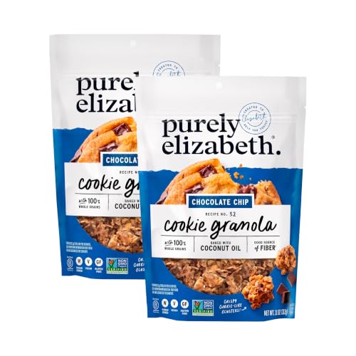 Image 1 of Default Title for the product Purely Elizabeth Cookie Granola Chocolate Chip 11 OZ, Pack of 6