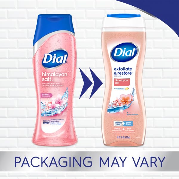 Image 5 of Dial Body Wash, Exfoliate & Restore Himalayan Salt, 16 fl oz, Pack of 6