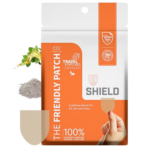 Image 1 of Default Title for the product The Friendly Patch Shield Patch - Wellness Patches Travel 8 Pack