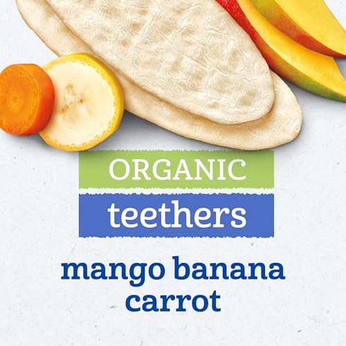 Image 4 of Gerber Mango Banana Carrot Organic Teething Wafers, 6 Pack