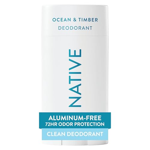 Image 1 of Default Title for the product Native Deodorant Contains Naturally Derived Ingredients, 72 Hour Odor Control, Deodorant for Women and Men, Aluminum Free, Ocean & Timber 2.65oz