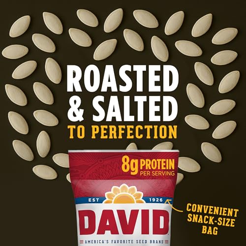 Image 4 of DAVID All Natural Pumpkin Seeds, 2.25 oz. (Pack of 12)