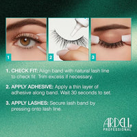 Thumbnail for Image 6 of Ardell Natural Lashes 120, Natural Look Wispy Strip False Eyelashes, 6 Pair