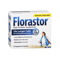Thumbnail for Florastor Maximum Strength Probiotic Dietary Supplement Capsules 250 Mg 50 caps