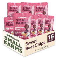 Thumbnail for Image 1 of Default Title for the product GOODSAM Small Farms Baked Sweet Beet Chips, Pack of 16