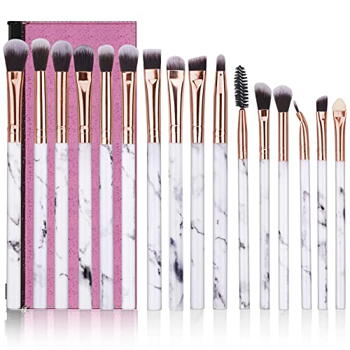 Image 1 of A Gey for the product DUAIU Eye Makeup Brushes 16Pcs Set with Pink Cosmetic Bag