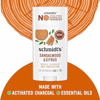 Thumbnail for Image 7 of Schmidt's Aluminum-Free Vegan Deodorant Sandalwood & Citrus 2.65 oz