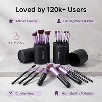 Thumbnail for Image 8 of BS-MALL Makeup Brushes 14 Pcs Brush Set
