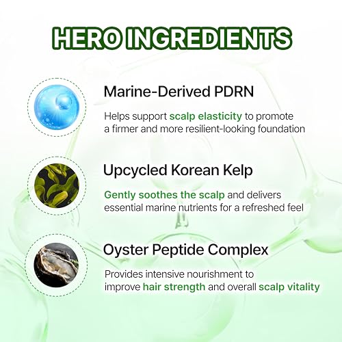 Image 5 of GROWUS Algae Therapy Seaweed Shampoo (16.9 Fl Oz) 500ml