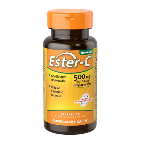 Image 1 of Default Title for the product American Health Ester-C w/Citrus Bioflavonoids Capsules, 500mg, 60ct