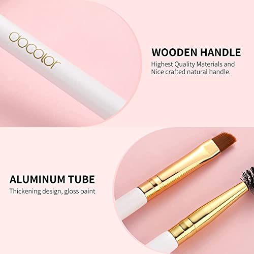 Image 3 of docolor Eyebrow Brush Duo Eyebrow Spoolie 3Pcs