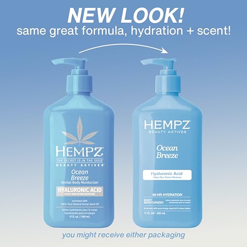 Image 4 of Hempz Body Lotion - Ocean Breeze Limited Edition 17 Fl Oz