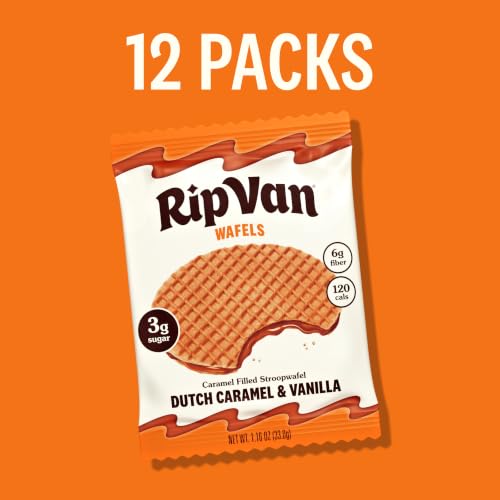 Image 6 of Rip Van Wafels Dutch Caramel & Vanilla Stroopwafels, 12 Count Pack of 2