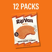 Thumbnail for Image 6 of Rip Van Wafels Dutch Caramel & Vanilla Stroopwafels, 12 Count Pack of 2